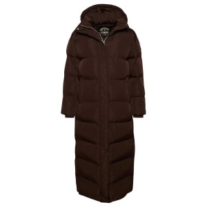 Damska kurtka maxi z kapturem Superdry