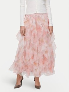 ONLY Spódnica tiulowa Sky 15374548 Biały Regular Fit