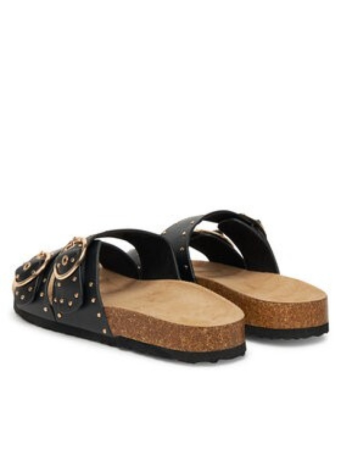 ONLY Shoes Klapki Onlmaxi-15 Pu Studs Buckle 15341190 Czarny