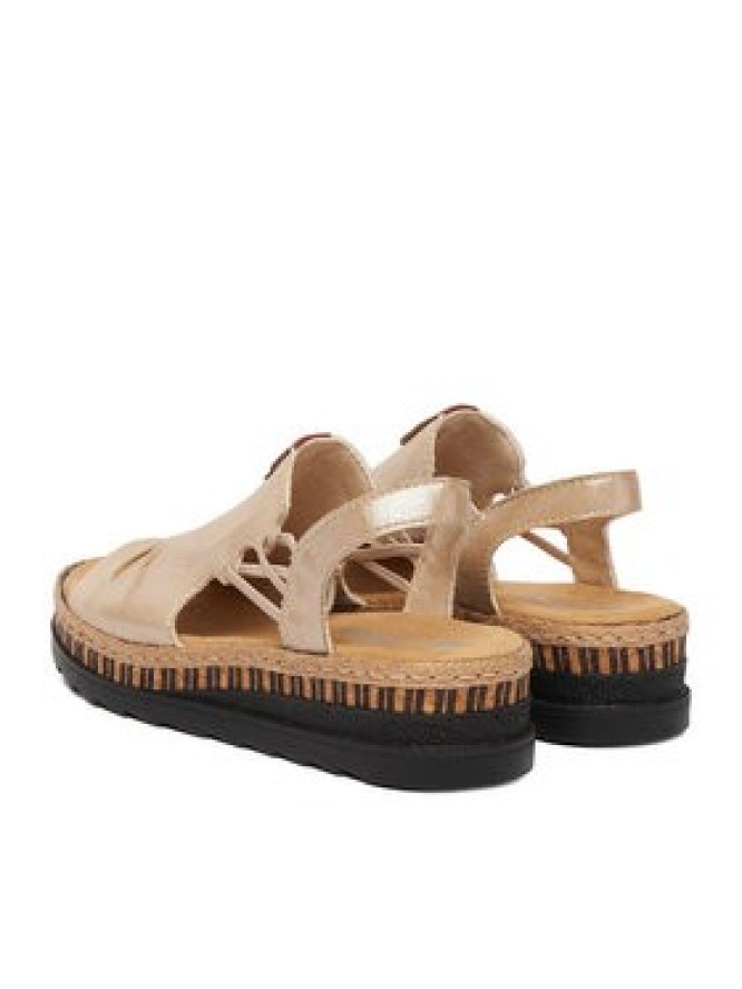 Rieker Sandały CEO-V7972-60 Złoty