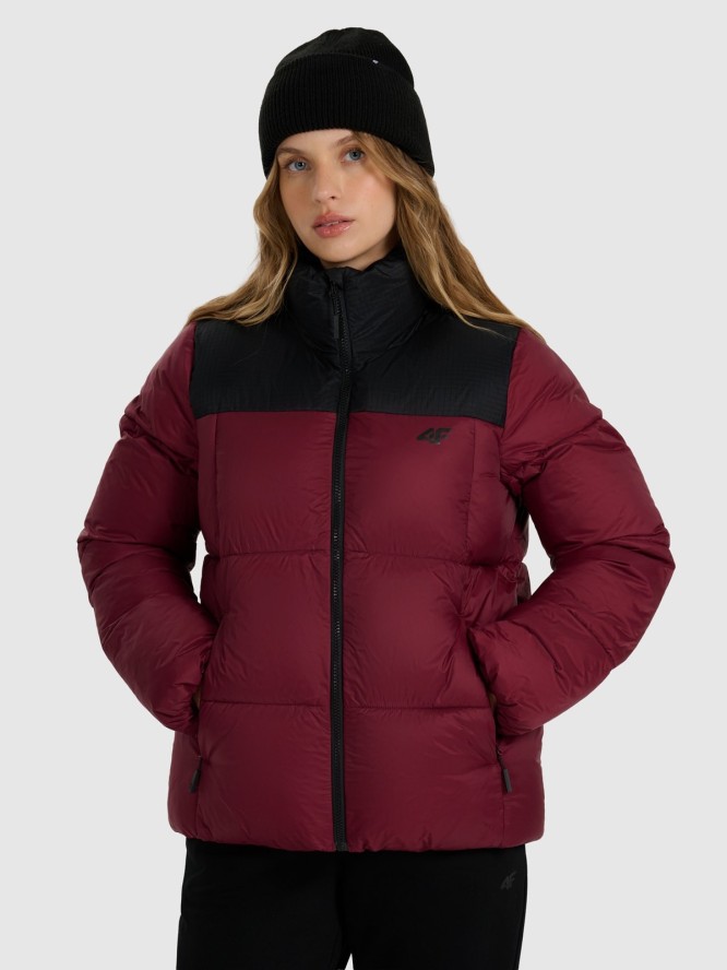 4F Kurtka puchowa z wypełnieniem syntetycznym damska - czerwona M