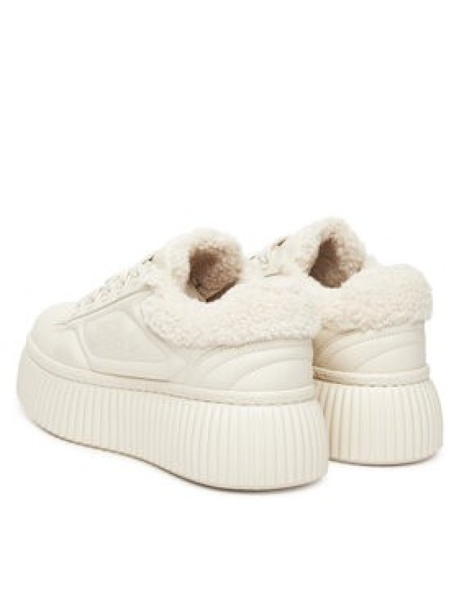 KARL LAGERFELD Sneakersy Kreeper Lo KL42312A Écru