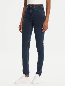 Tommy Jeans Jeansy Nora DW0DW20221 Granatowy Skinny Fit