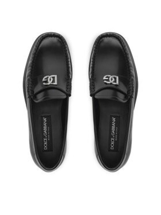 Dolce&Gabbana Mokasyny CM0074 AQ237 Czarny