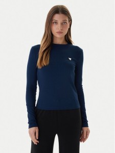 Guess Bluzka V6RI00 KD741 Granatowy Slim Fit