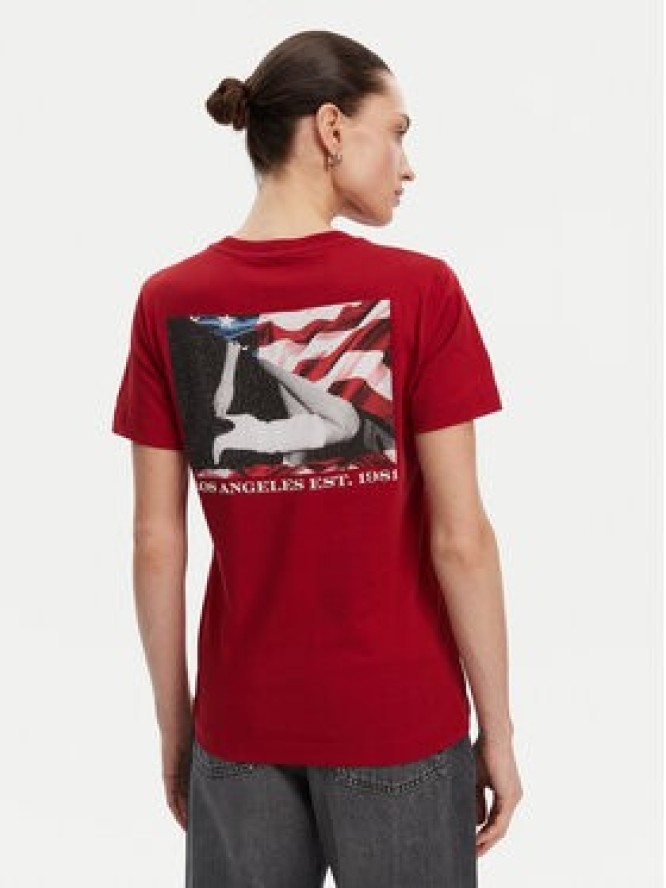 Guess T-Shirt W5RI04 I3Z14 Czerwony Regular Fit