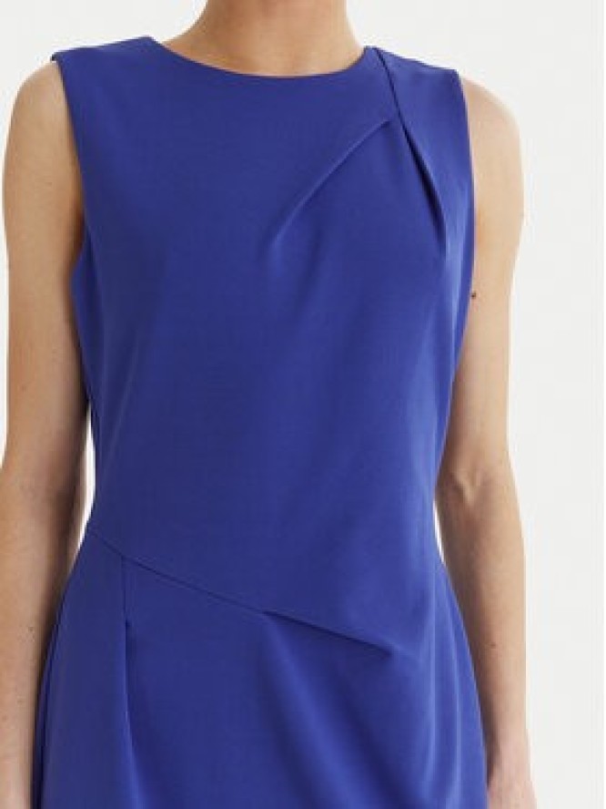 Calvin Klein Sukienka koktajlowa LV044F018G Niebieski Slim Fit