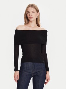 Guess Sweter W5BR48 Z0612 Czarny Slim Fit