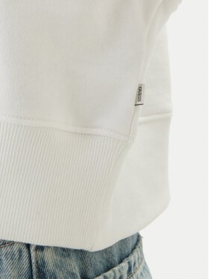 Guess Jeans Bluza W6RQ00 K68I4 Biały Relaxed Fit