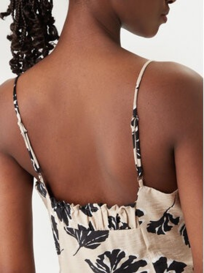 Vero Moda Sukienka letnia Jennifer 10341972 Beżowy Regular Fit