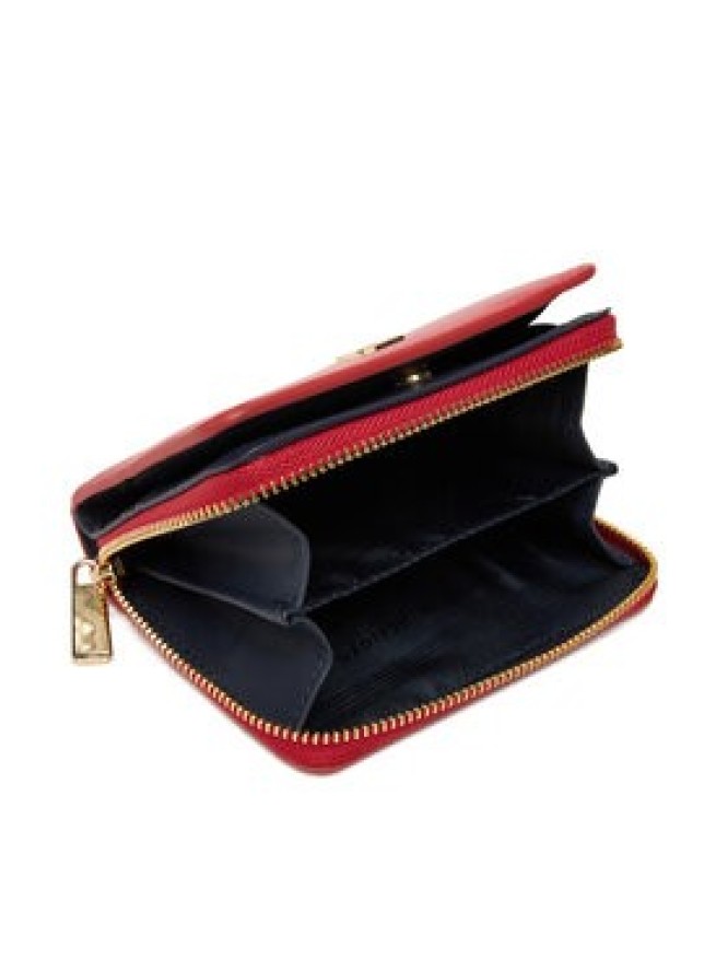 Tommy Hilfiger Portfel Th Icon Med Za Flap AW0AW17742 Czerwony