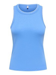 ONLY Top w kolorze błękitnym rozmiar: L