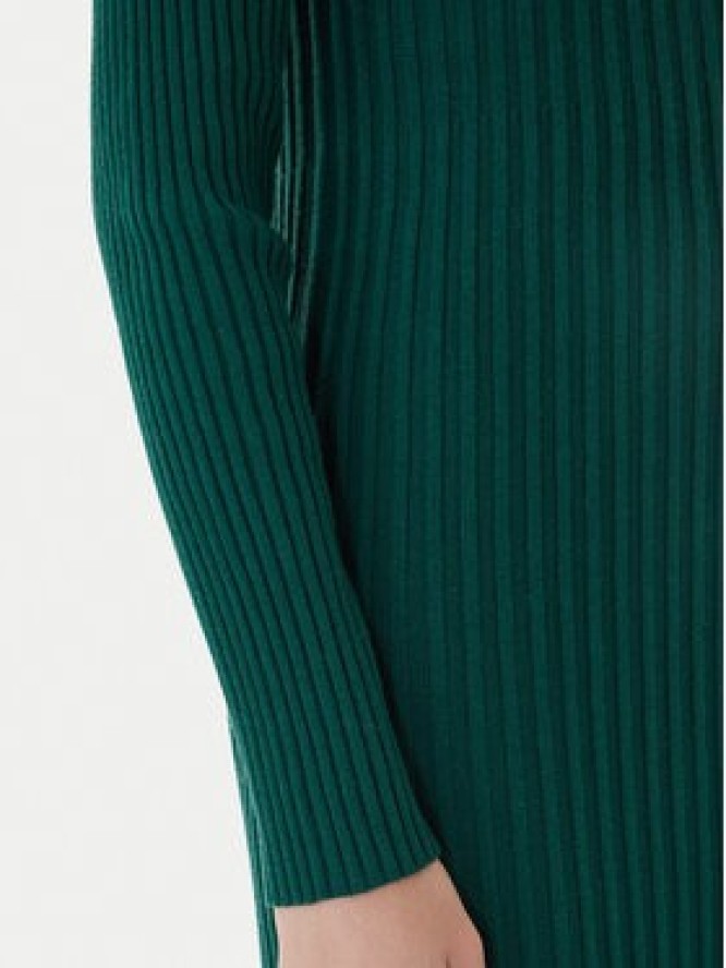 TWINSET Sukienka dzianinowa 252TT3400 Zielony Slim Fit