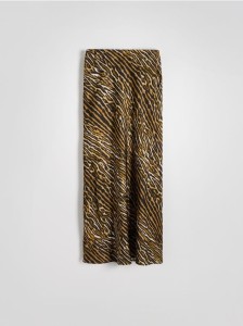 Spódnica w zwierzęcy wzór - wielobarwny