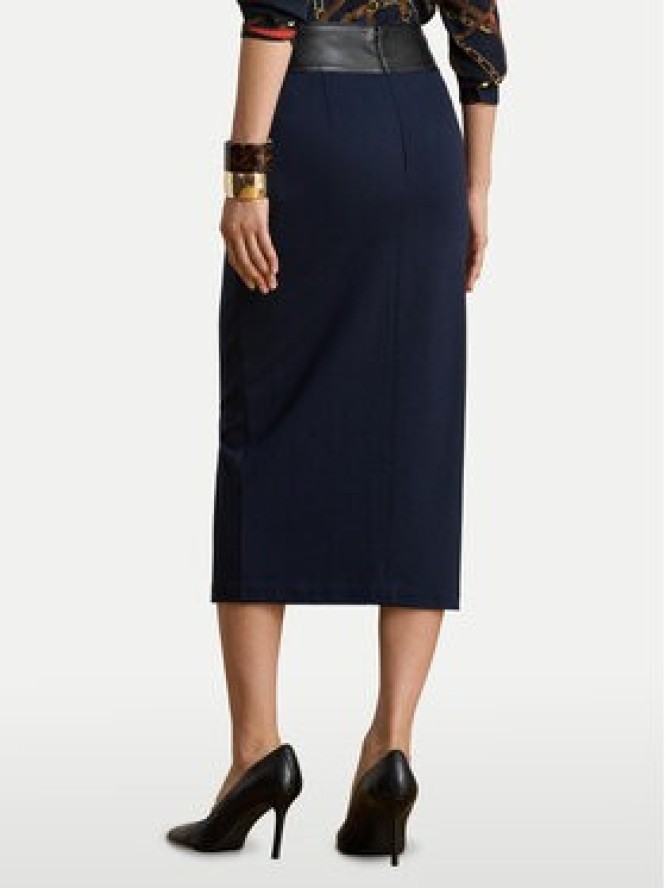 LAUREN RALPH LAUREN Spódnica ołówkowa 200P03729001 Granatowy Regular Fit