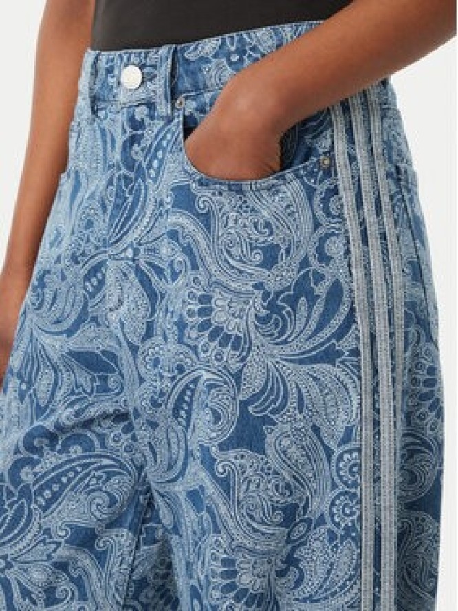 adidas Jeansy Liberty London Firebird KR6675 Niebieski Loose Fit