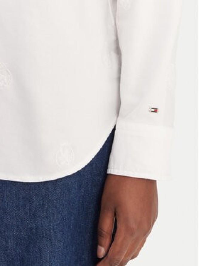 Tommy Hilfiger Koszula WW0WW49386 Biały Relaxed Fit