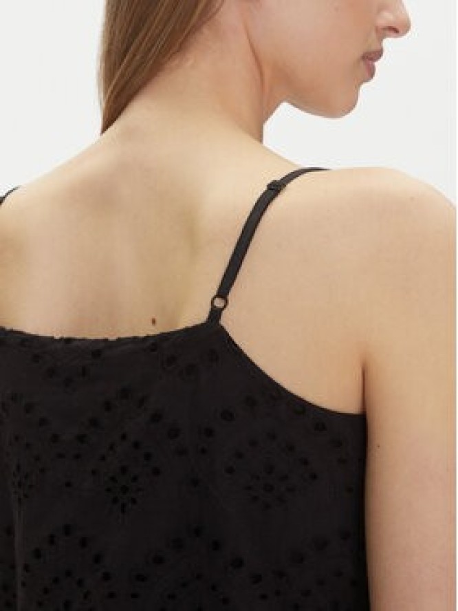 Pieces Top Vilde 17156563 Czarny Regular Fit