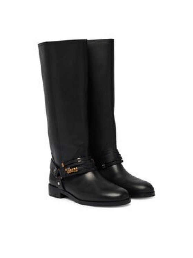 PINKO Oficerki Cheval 01 SD0583P001 Czarny
