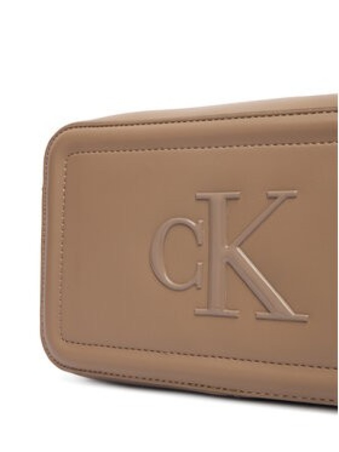 Calvin Klein Torebka Bold Ck Camera Bag LV04F3220G Beżowy