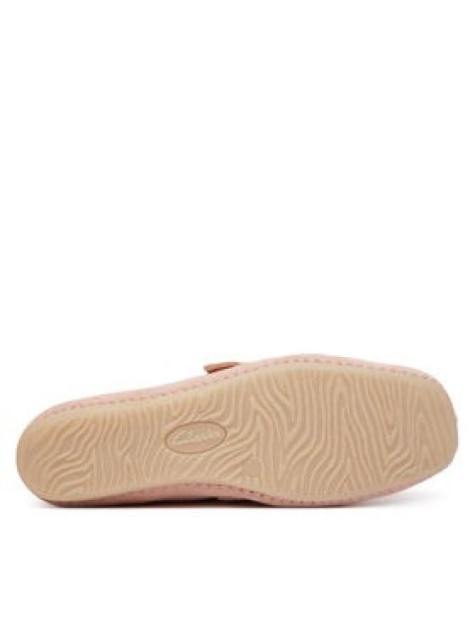 Clarks Mokasyny Freckle Tbar 26185904 Różowy
