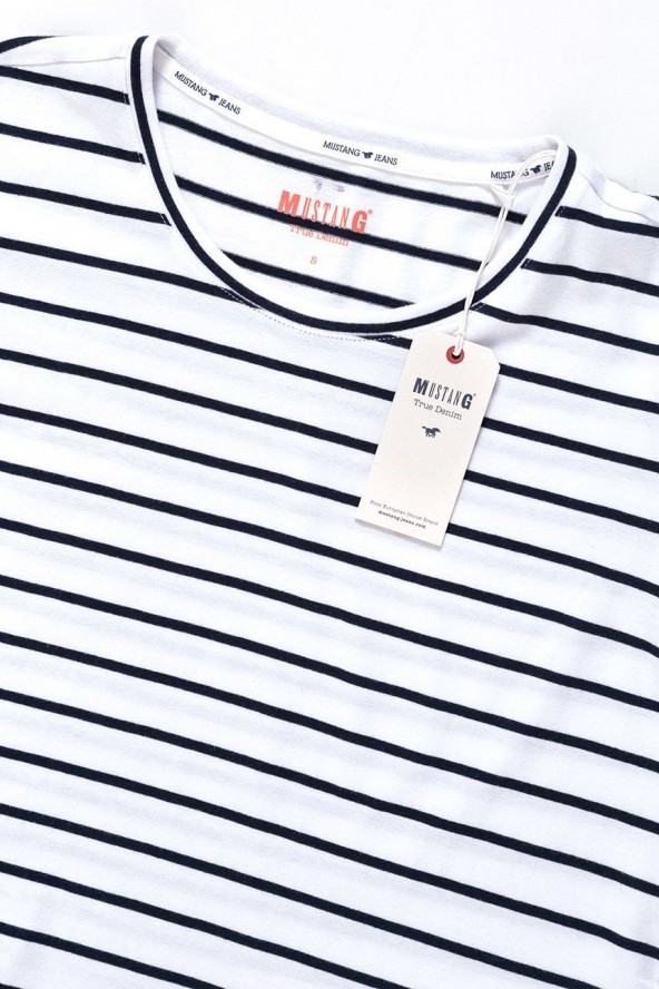 MUSTANG T SHIRT DAMSKI Alina C Ruffle 1009444 11722