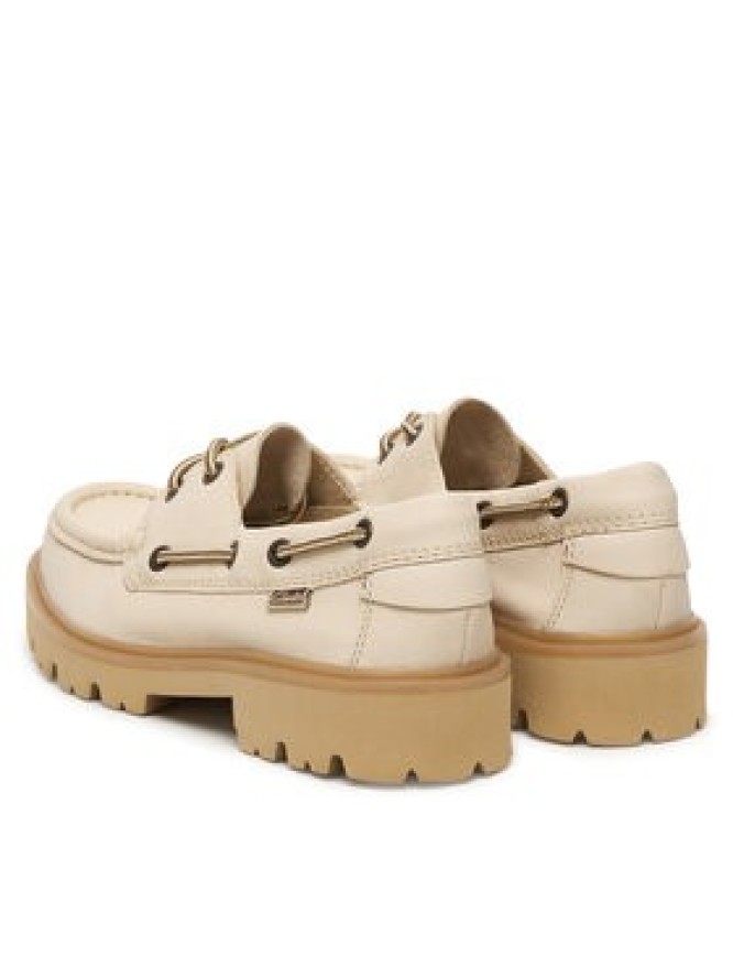 Clarks Sneakersy Cleyhill Boat. 26187841 Écru