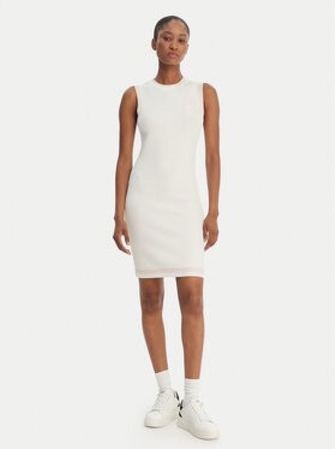 Guess Sukienka dzianinowa V6GK04 Z0648 Biały Regular Fit