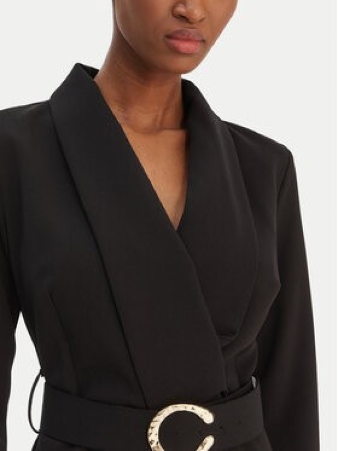 Rinascimento Sukienka koktajlowa CFC0126777003 Czarny Slim Fit