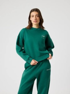 bjorn_borg BORG BOYFRIEND SWEATSHIRT w kolorze POSY GREEN