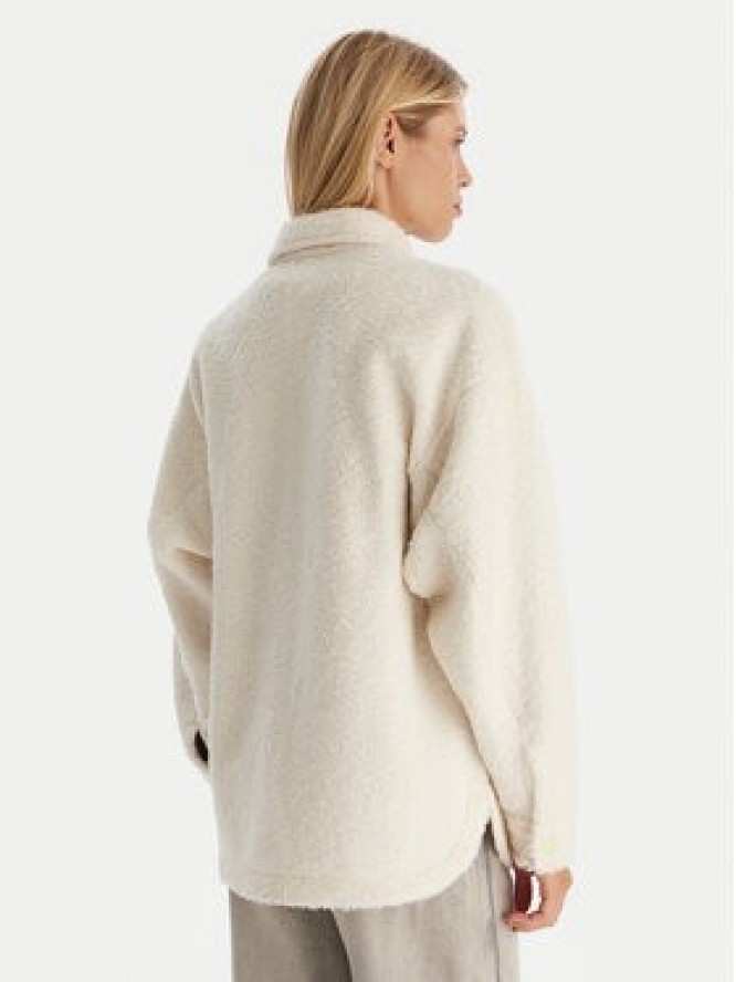 Roxy Polar Chloe Kim Polar Shacket ERJPF03231 Écru Regular Fit