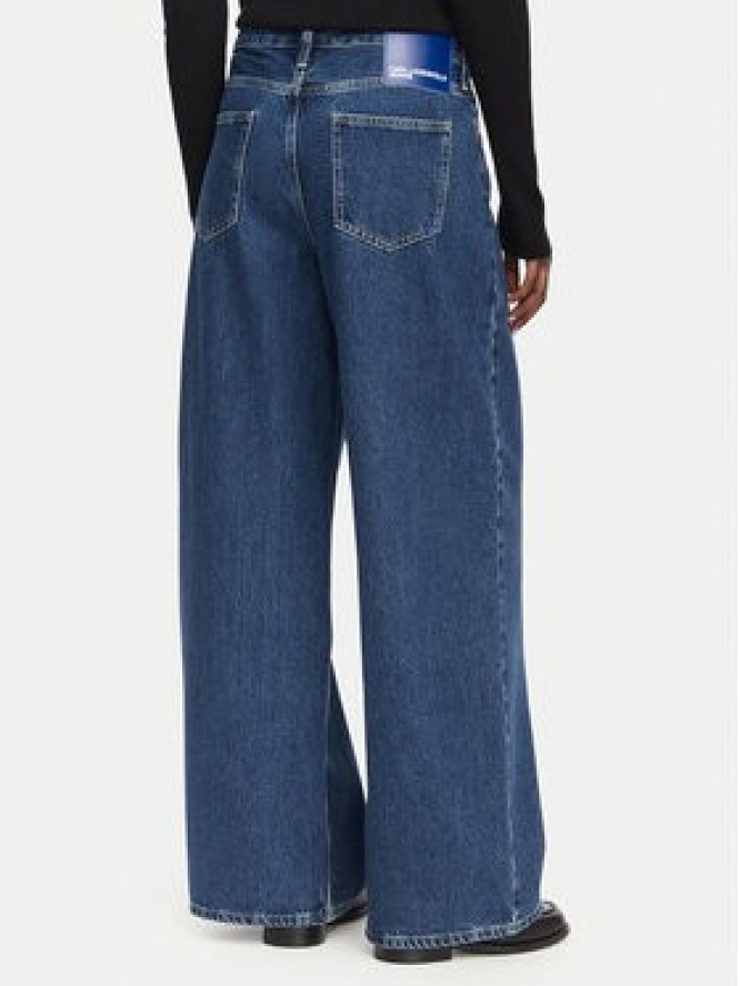 Karl Lagerfeld Jeans Jeansy B3W10067 Niebieski Wide Leg