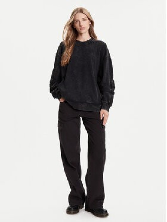 G-Star Raw Bluza Washed 3D D27738-D969 Czarny Oversize