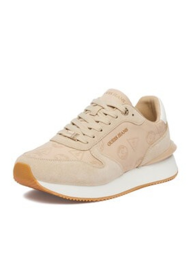 Guess Jeans Sneakersy CWBEO-K250087 Beżowy jasny