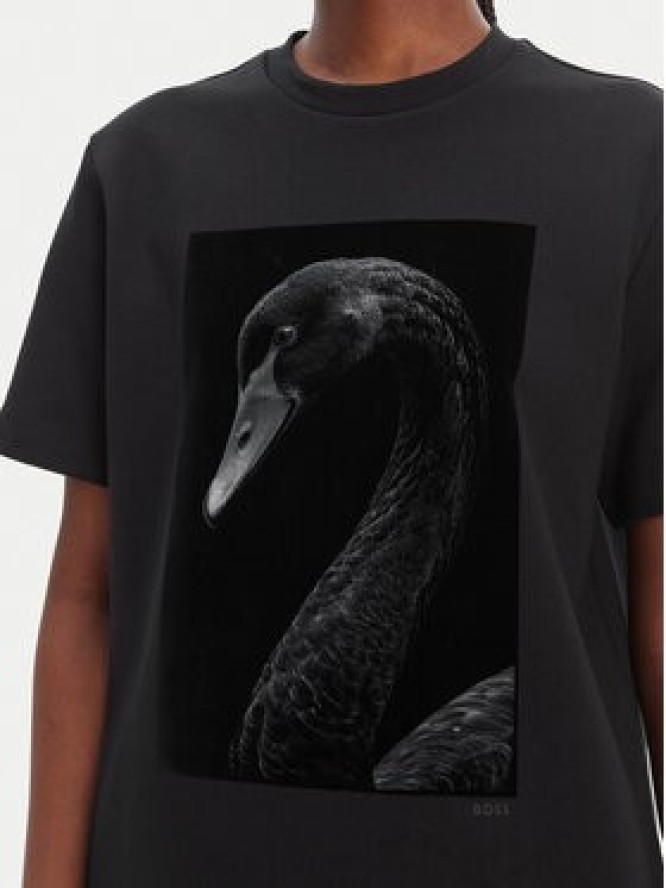 BOSS T-Shirt Eharpa2 50563277 Czarny Regular Fit
