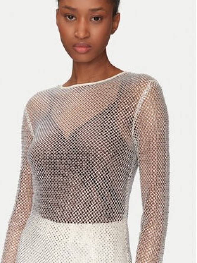 Marella Bluzka Rino 2513941011 Biały Slim Fit