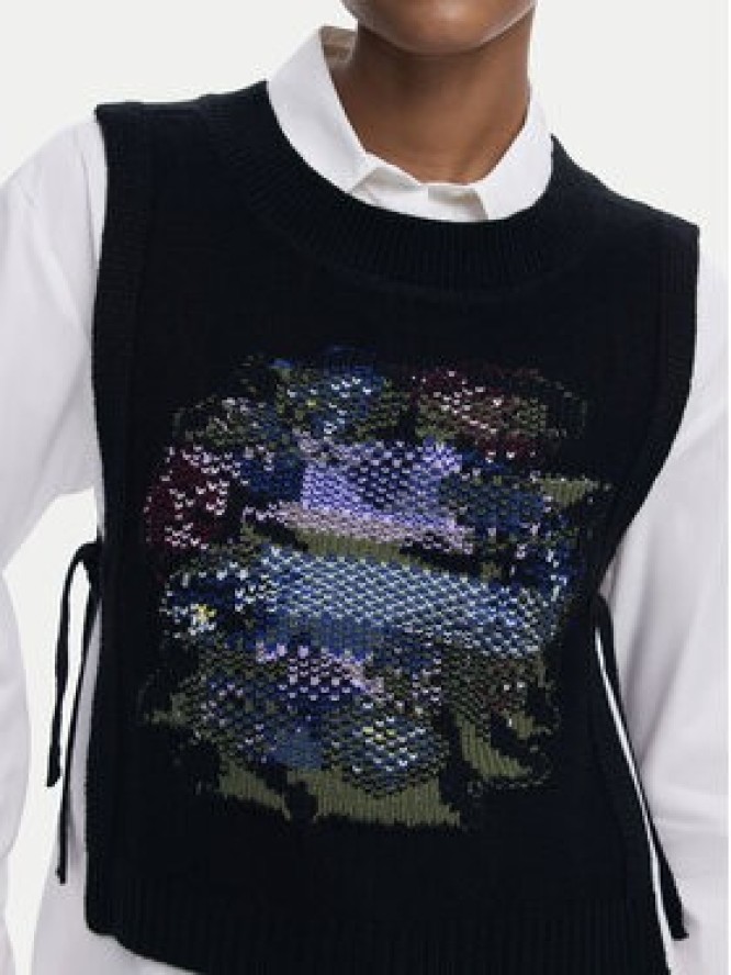 Desigual Koszula Chaleco 25WWCW01 Biały Regular Fit