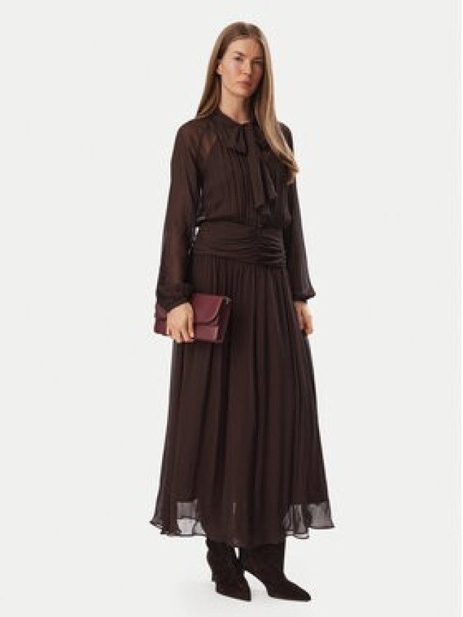 Marella Sukienka koktajlowa Garza 2623226101 Brązowy Regular Fit
