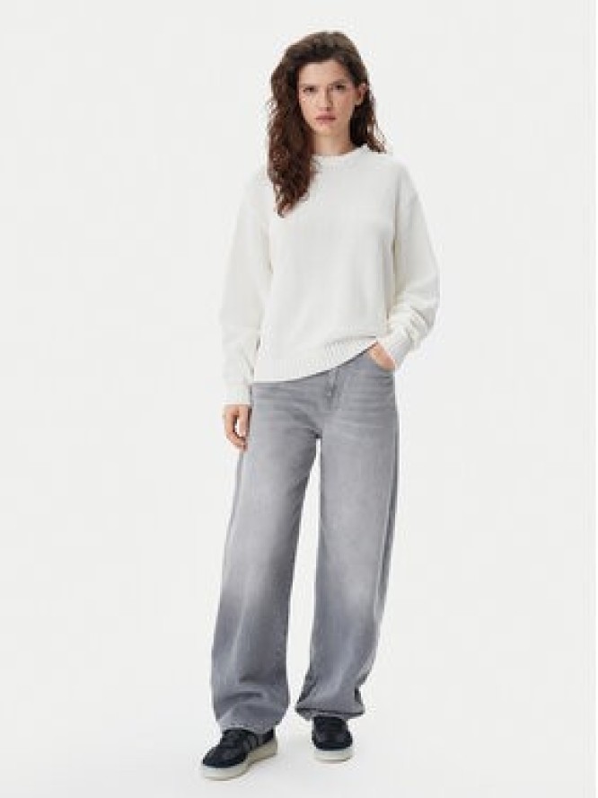 Napapijri Sweter D-Sambre W NP0A4IFK2061 Écru Regular Fit