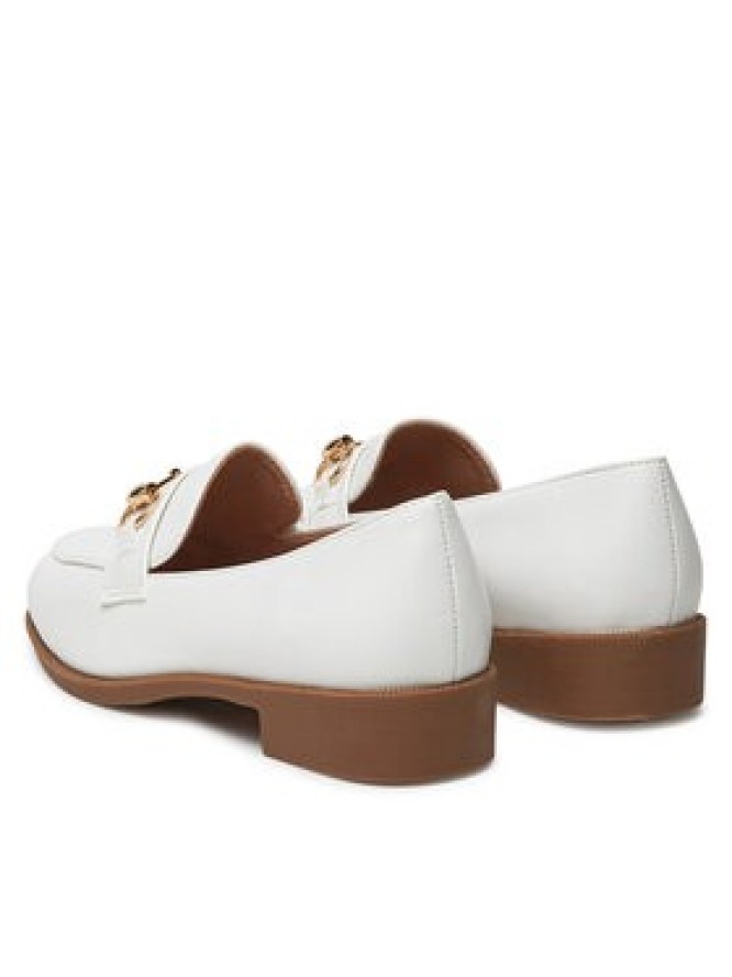 DeeZee Loafersy 2024-64 Biały