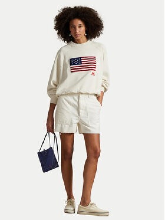 Polo Ralph Lauren Szorty materiałowe 211949934002 Écru Relaxed Fit