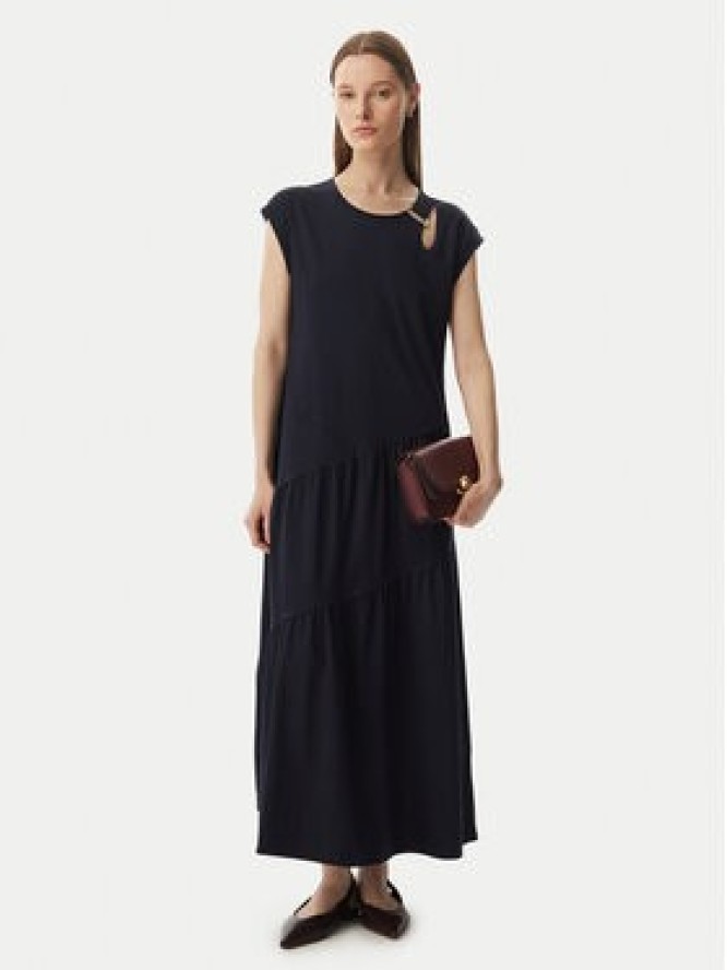 Liu Jo Sport Sukienka codzienna TA6237 J3855 Granatowy Relaxed Fit