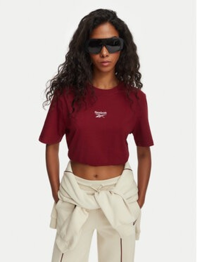 Reebok T-Shirt Gisela RK25709CCW Bordowy Regular Fit
