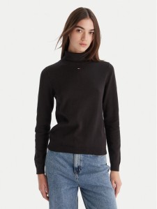 Tommy Jeans Golf Essential DW0DW21672 Czarny Regular Fit