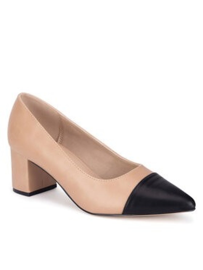 Clara Barson Czółenka WYL3320-5 Beżowy