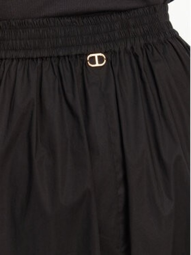 TWINSET Spódnica trapezowa 251TT2095 Czarny Regular Fit