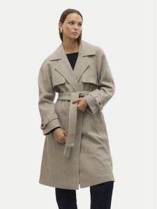 Vero Moda Płaszcz przejściowy Pop Miley 10319995 Beżowy Regular Fit