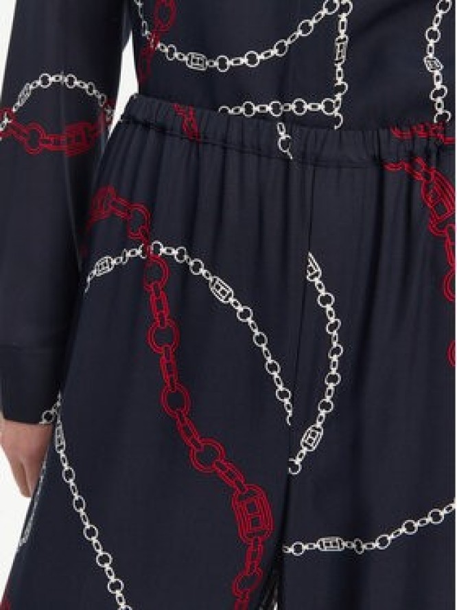 Tommy Hilfiger Spodnie materiałowe WW0WW44542 Granatowy Relaxed Fit