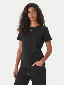 HUGO T-Shirt Deloris 50512002 Czarny Regular Fit