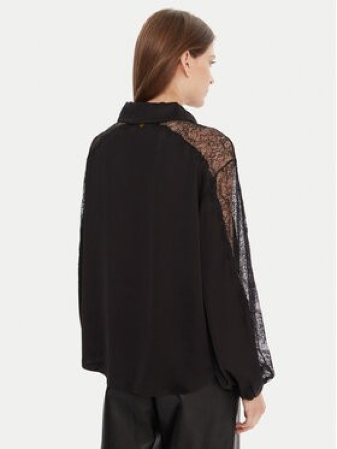 TWINSET Koszula 252LL2TBB Czarny Regular Fit